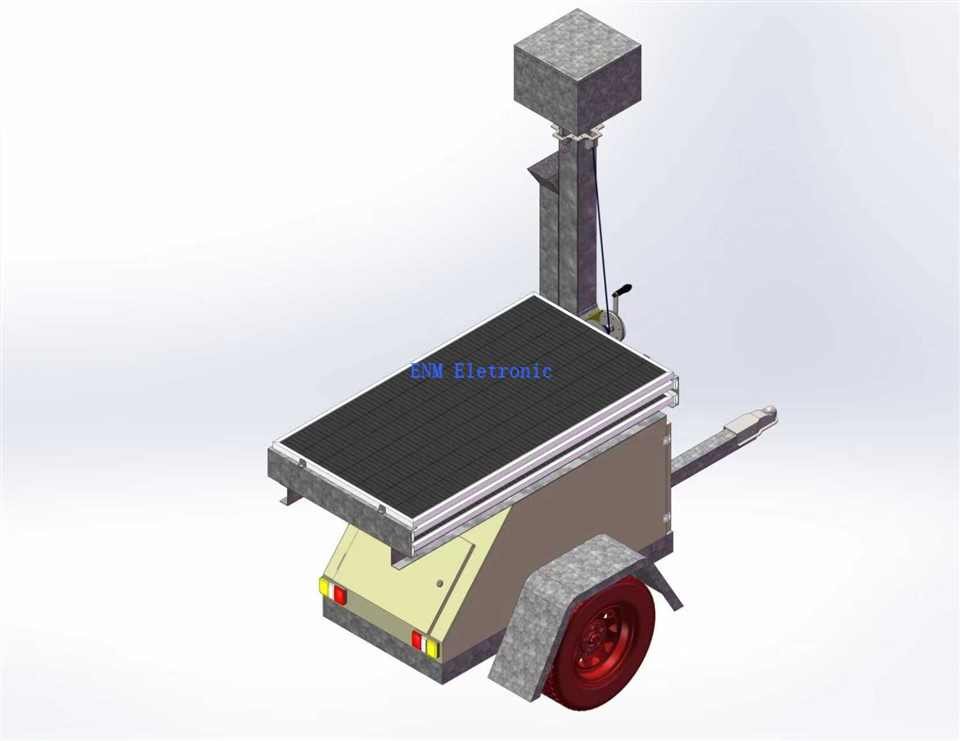 SM06B Solar-Powered Mobile Monitoring Tower high quality