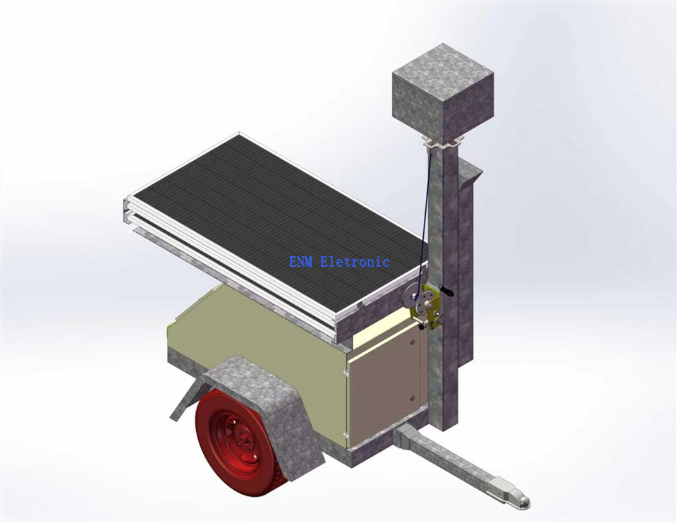 SM06B Solar-Powered Mobile Monitoring Tower factory